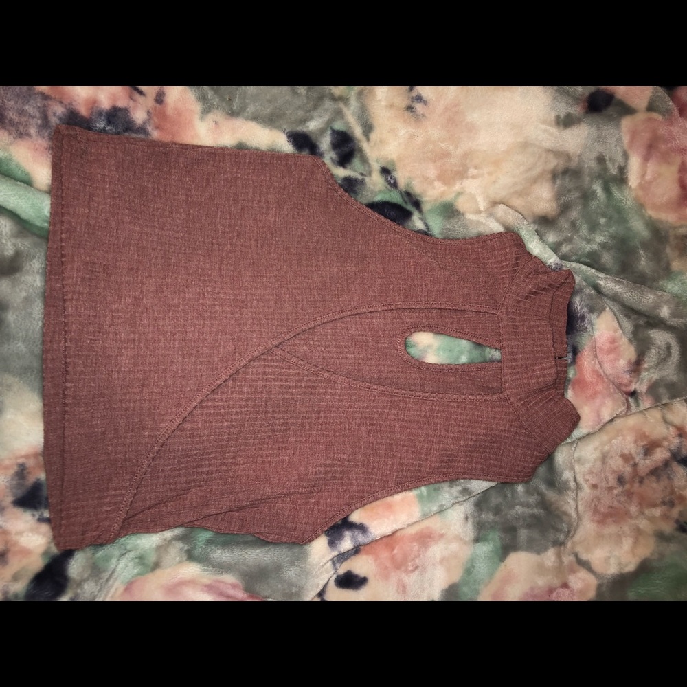 Mauve crop top
